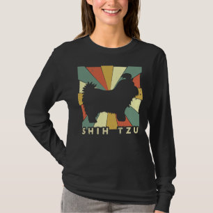 Shih Tzu Dog Retro Vintage T-Shirt