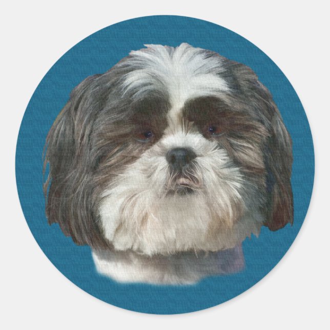 Shih Tzu Dog Sticker (Front)