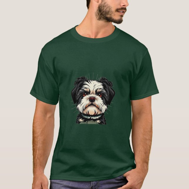 Shih Tzu dog  T-Shirt (Front)