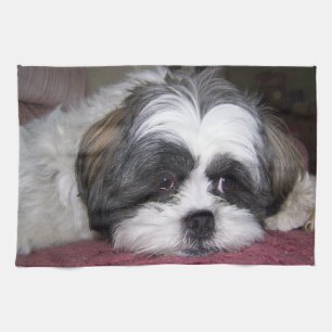 Shih Tzu Dog Tea Towel