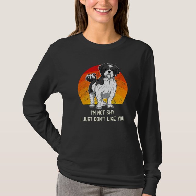 Shih Tzu Dog Vintage  30 T-Shirt (Front)