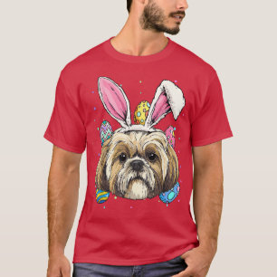 Shih Tzu Easter Bunny Dog Pet Owner Breeder Animal T-Shirt