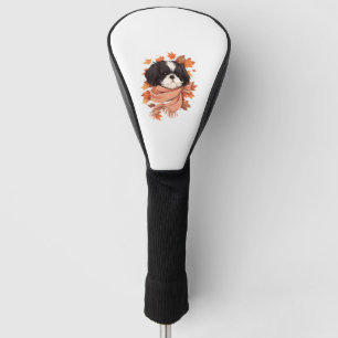 Shih Tzu Fall Dog Autumn Leaves Thanksgiving Copy Golf Head Cover