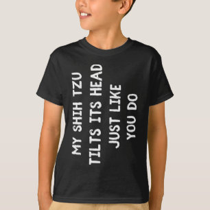 Shih Tzu Funny Dog Lover Gift Cute Women Men Kids T-Shirt