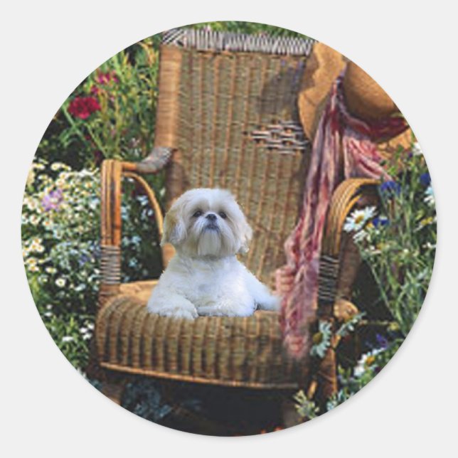 Shih Tzu Garden Sticker (Front)