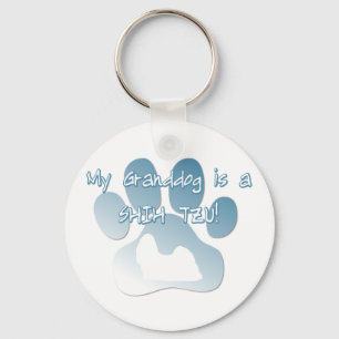 Shih Tzu Granddog Key Ring
