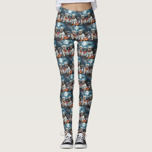 Shih Tzu Halloween Spooky Leggings