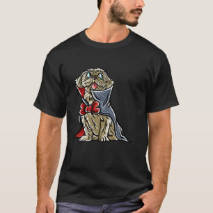 Shih Tzu Happy Halloween Costume Vampire Long Slee T-Shirt