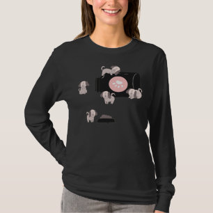 Shih Tzu Happy Pills Dog Cute Puppy Owner T-Shirt
