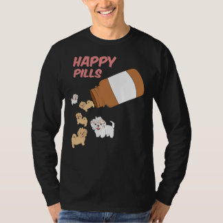 Shih Tzu Happy Pills  Shih Tzu Dog T-Shirt