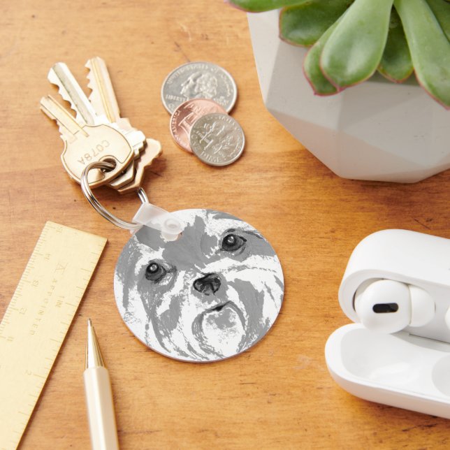 Shih Tzu Key Ring (Desk)