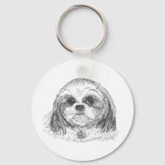 Shih Tzu Key Ring