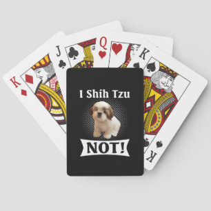 Shih Tzu Love Cute Funny Shih Tzu Playing Cards