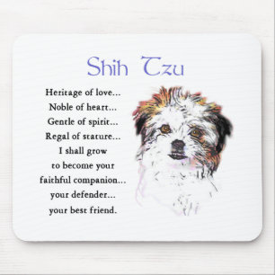 Shih Tzu Lovers Gifts Mouse Pad