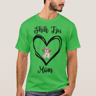 Shih Tzu Mama I Love My Shih Tzu Mom  T-Shirt