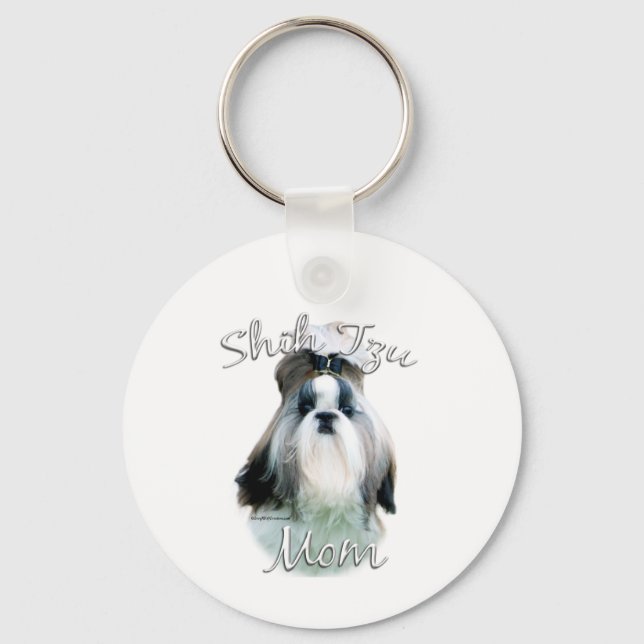 Shih Tzu Mum 2 Key Ring (Front)