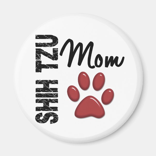 Shih Tzu Mum 2 Magnet (Front)