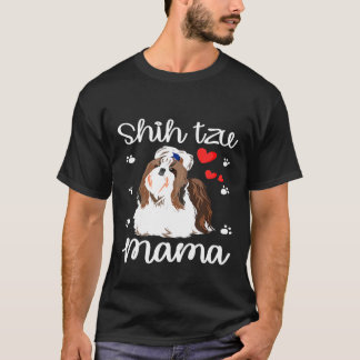 Shih Tzu Mum   Dog T-Shirt