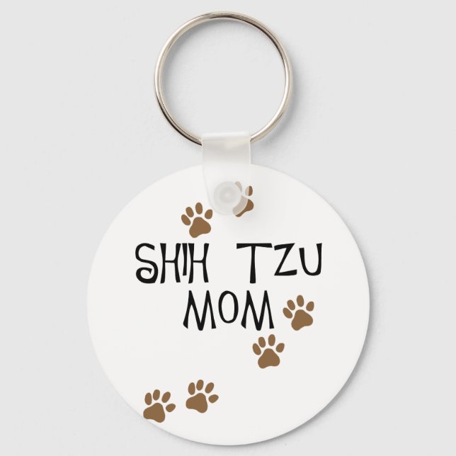 Shih Tzu Mum Key Ring (Front)