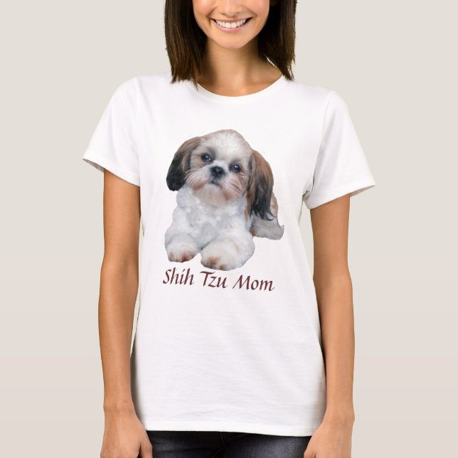 Shih Tzu Mum Ladies T-Shirt (Front)