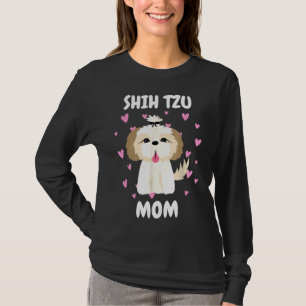 Shih Tzu Mum Mummy Mama Mum Mummy Mother39 S Day M T-Shirt