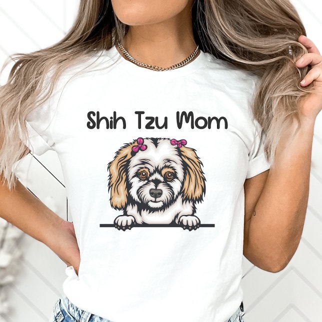 Shih Tzu Mum Shirt, Dog Mama  T-Shirt (Creator Uploaded)
