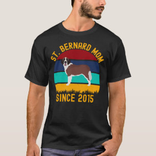 Shih Tzu Mum Since 2015 Dogs Quotes T-Shirt