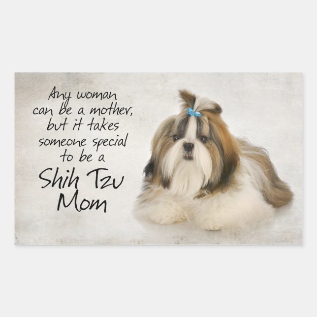 Shih Tzu Mum Stickers (Front)