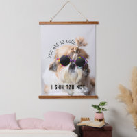 Shih Tzu Not fun cute dog lovers Custom Photo text