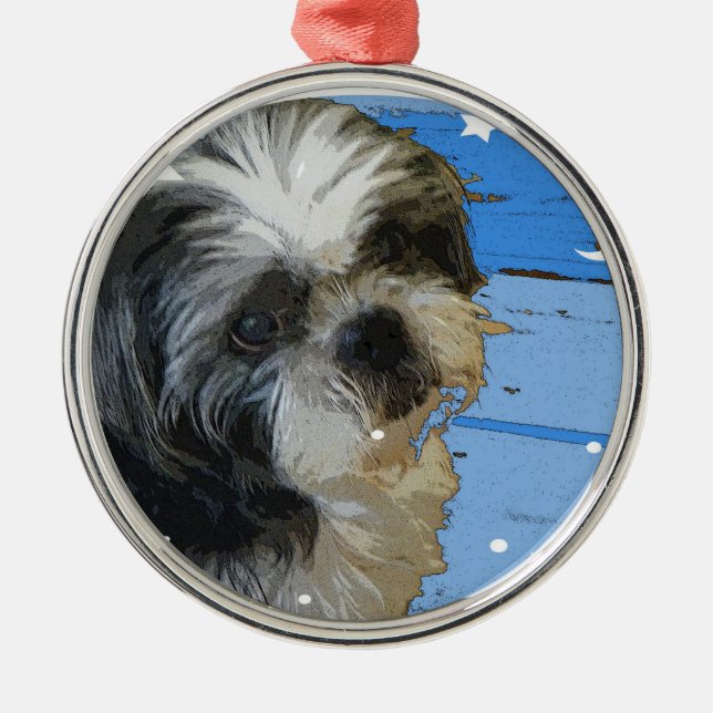 Shih Tzu Ornament (Front)