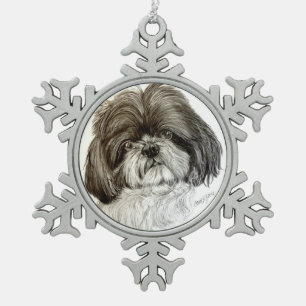 Shih tzu Ornament by Carol Zeock