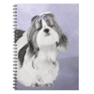 Shih Tzu Painting - Cute Original Dog Art Notebook