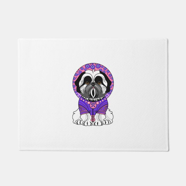 Shih Tzu Princess Doormat (Front)