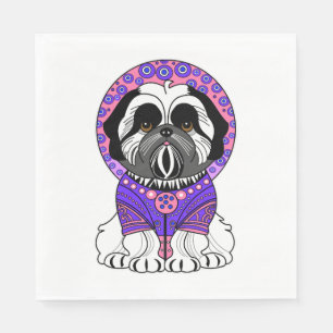 Shih Tzu Princess Napkin