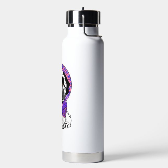 Shih Tzu Princess Water Bottle (Left)