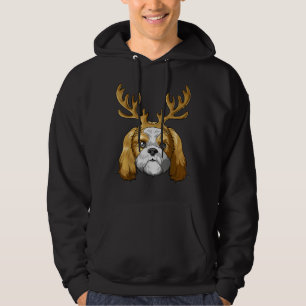 Shih Tzu Reindeer Antlers Christmas Shih Tzu     Hoodie