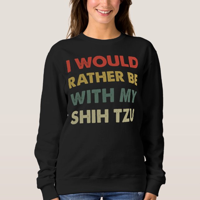 Shih Tzu Retro Sweatshirt (Front)