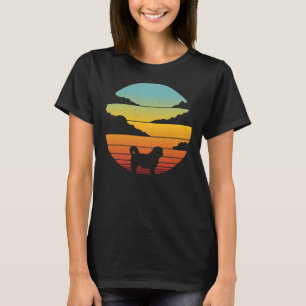 Shih Tzu Retro Vintage Sunset 60s 70s For Men Wom T-Shirt