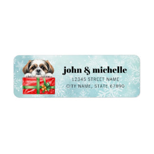 Shih Tzu Return Address Labels