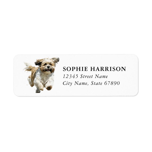 Shih Tzu Return Address Labels (Front)