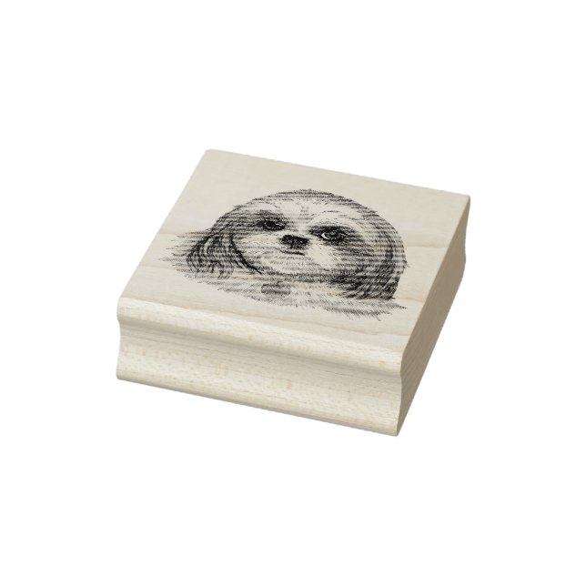Shih Tzu Rubber Stamp (Stamp)