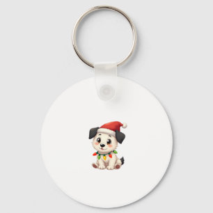 Shih Tzu Santa Christmas Tree Lights Xmas Dog Love Key Ring