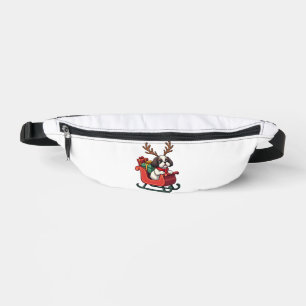 Shih Tzu Santa�s Sleigh Ride Bum Bags