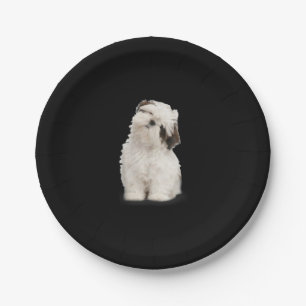 Shih Tzu Shih Tzu Puppy Gift Paper Plate