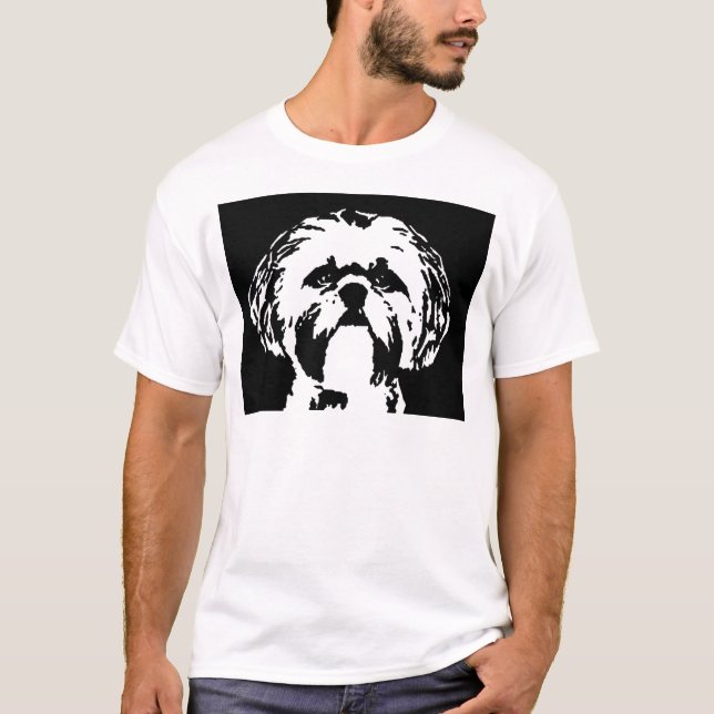Shih Tzu Shirt - Men's Basic T-Shirt (Front)