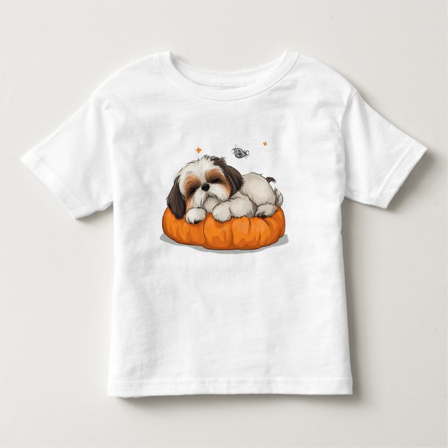 Shih Tzu Sleeping Puppy T-shirt (Front)