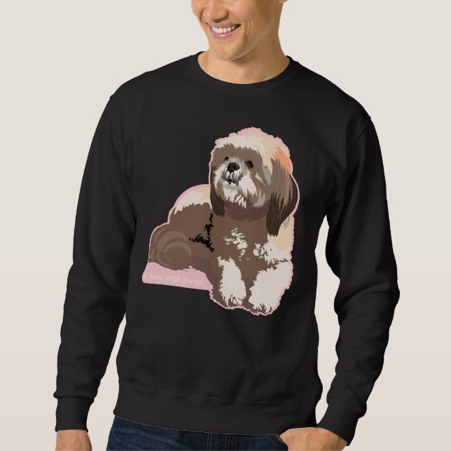 Shih Tzu Sticker Sweatshirt (Front)