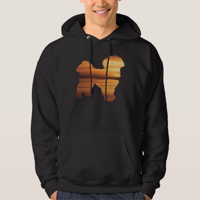 Shih Tzu Sunset Hoodie (Front)