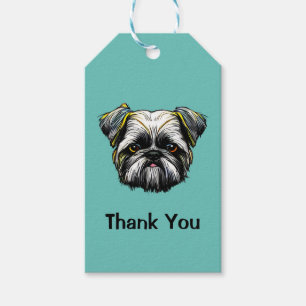 Shih Tzu Thank you Gift Tags