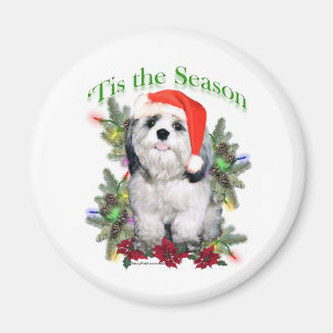 Shih Tzu 'Tis the Season - Magnet